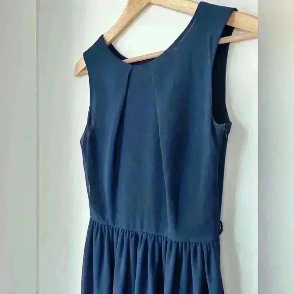 LOVE Womens Royal Blue Fit and Flare Holiday Party Dress Small Medium - Picture 3 of 15